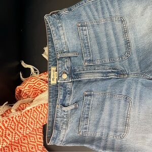 Madewell curvy perfect vintage wide leg jeans with front pocket
